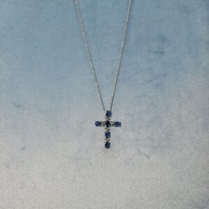 14K Chain & Cross pendant